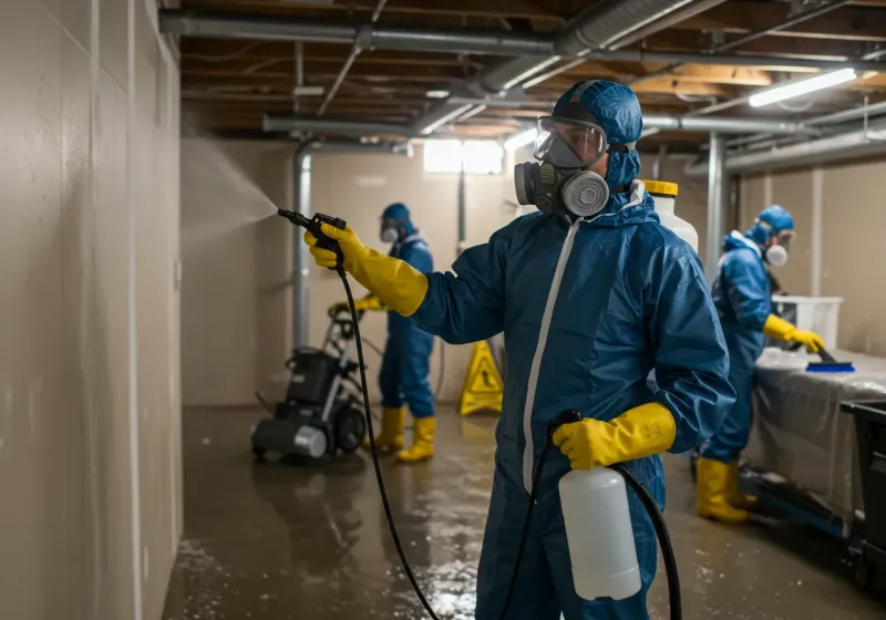 Basement Sanitization and Antimicrobial Treatment process in Silver Springs, NV